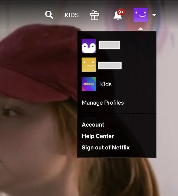 How to Share Netflix Account Drop down