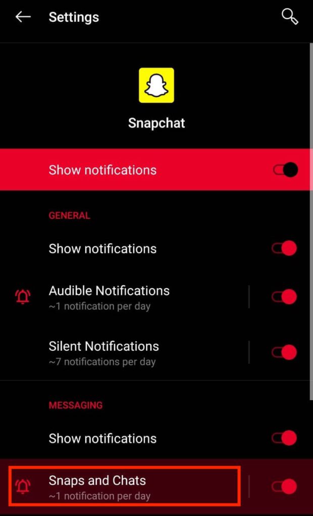 How to change Snapchat Notification Sound 5