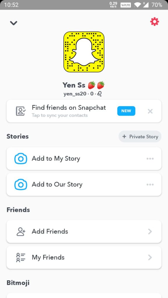 What does Fruit mean on Snapchat profile