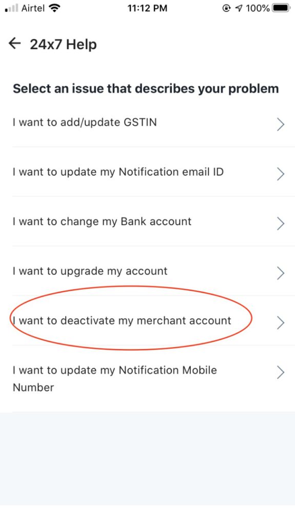 How to Delete Paytm Business Account