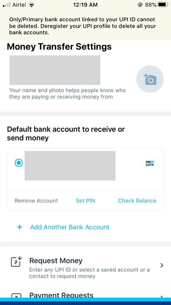 How to Remove Bank Account from Paytm - Easy 6 steps (With screenshots) 1