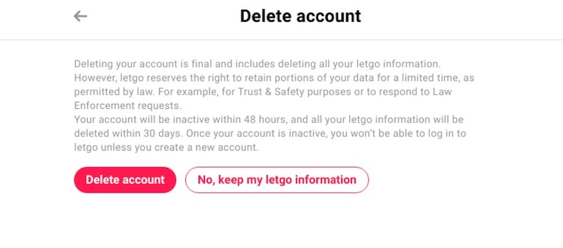 How to Delete Letgo Account - Complete Guide 6