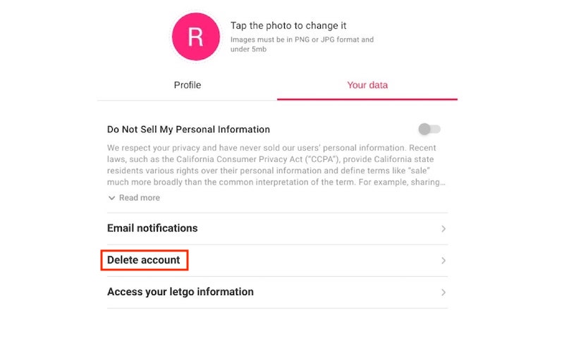 How to Delete Letgo Account - Complete Guide 4