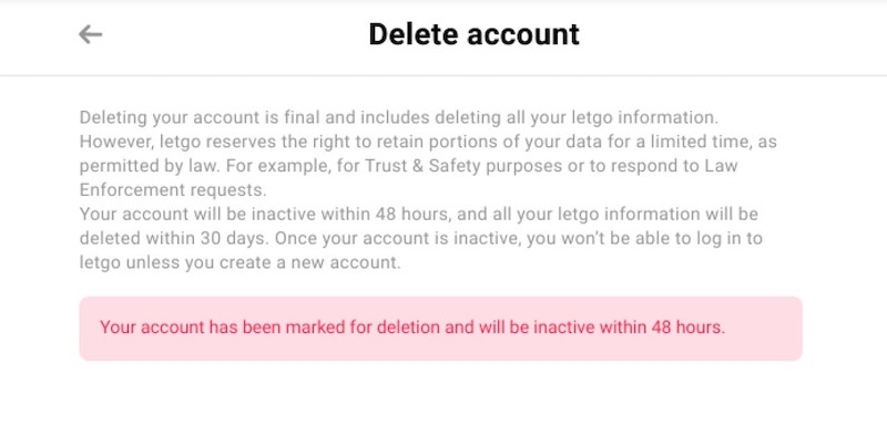 How to Delete Letgo Account - Complete Guide 7