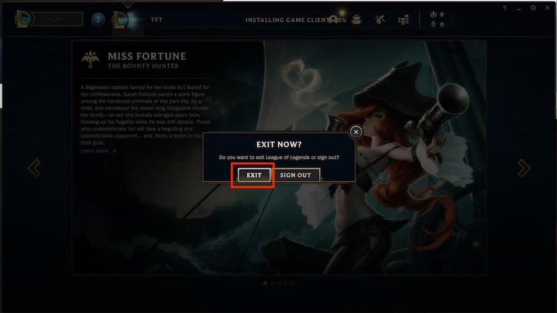 How to Log Out of League of Legends Client