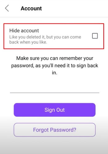 Badoo cant find password