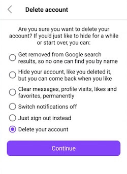 How to Delete Badoo Account - Easy Guide 6