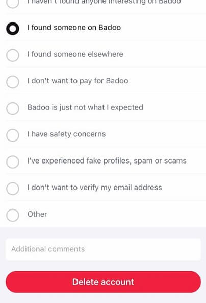 How to Delete Badoo Account - Easy Guide 6 how to delete badoo account