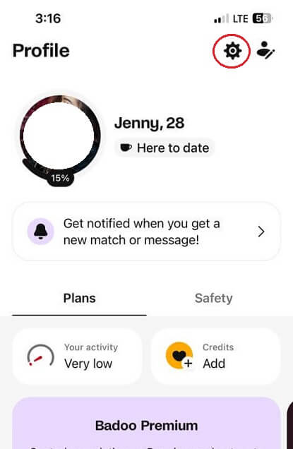 how to delete badoo account