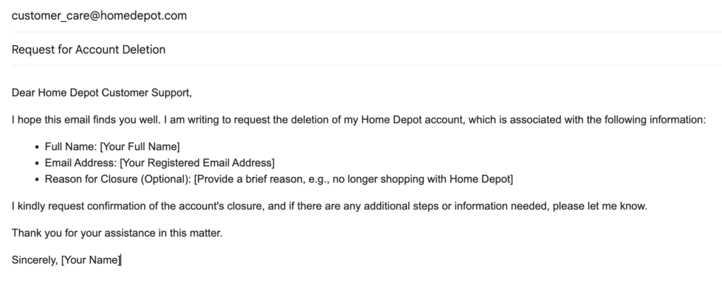 How to Delete Home Depot Account: Detailed Guide to Easy Deletion 1