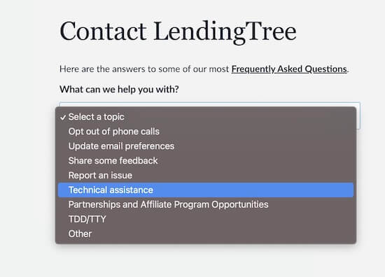 how to delete lending tree account